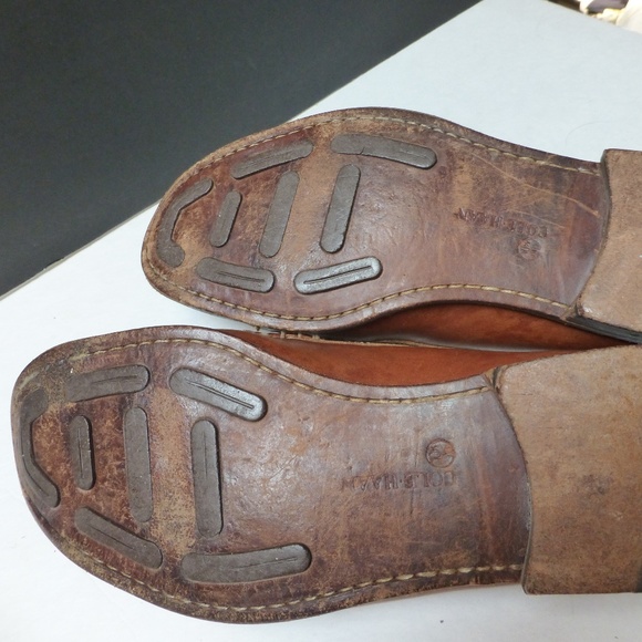 Cole Haan braided buckle brown loafer 10m - Picture 5 of 7